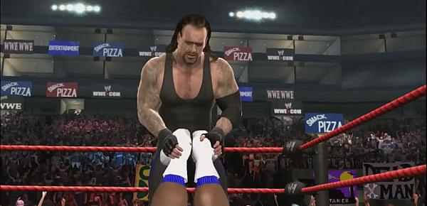  the undertaker vs the twin towers clip